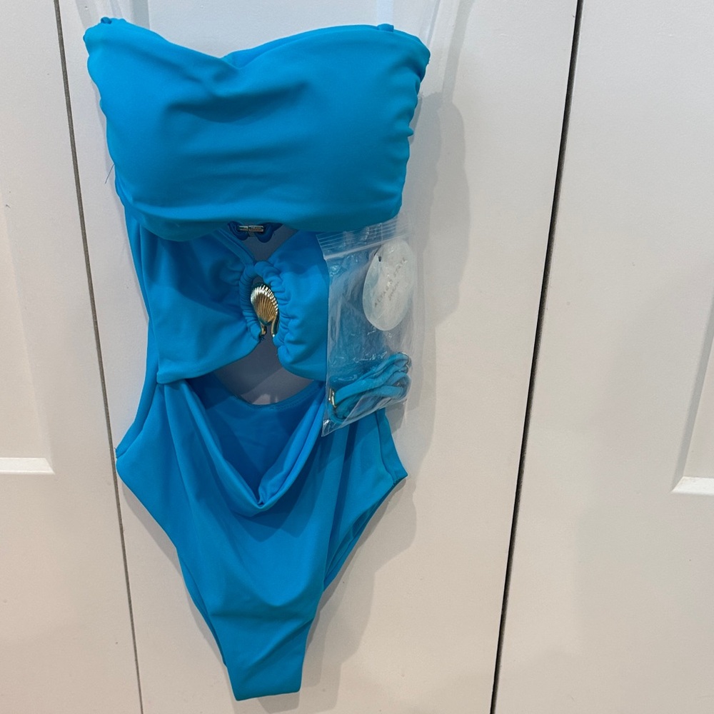 Altar'd State Vibrant Blue Kids One Piece Swimsuit